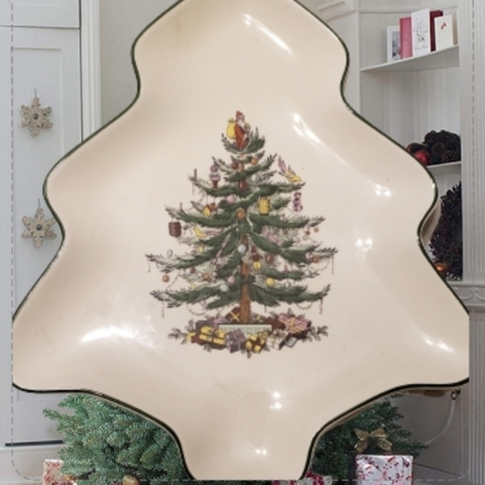 Spode‎ Christmas Tree Candy Dish